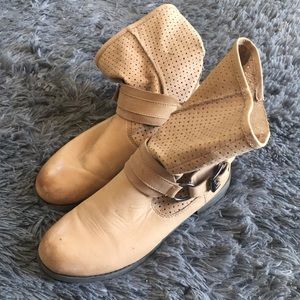 Mojo Moxy Tan Leather Boots